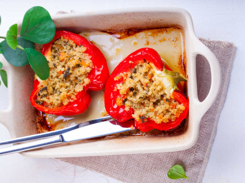 Middle Eastern Stuffed Peppers